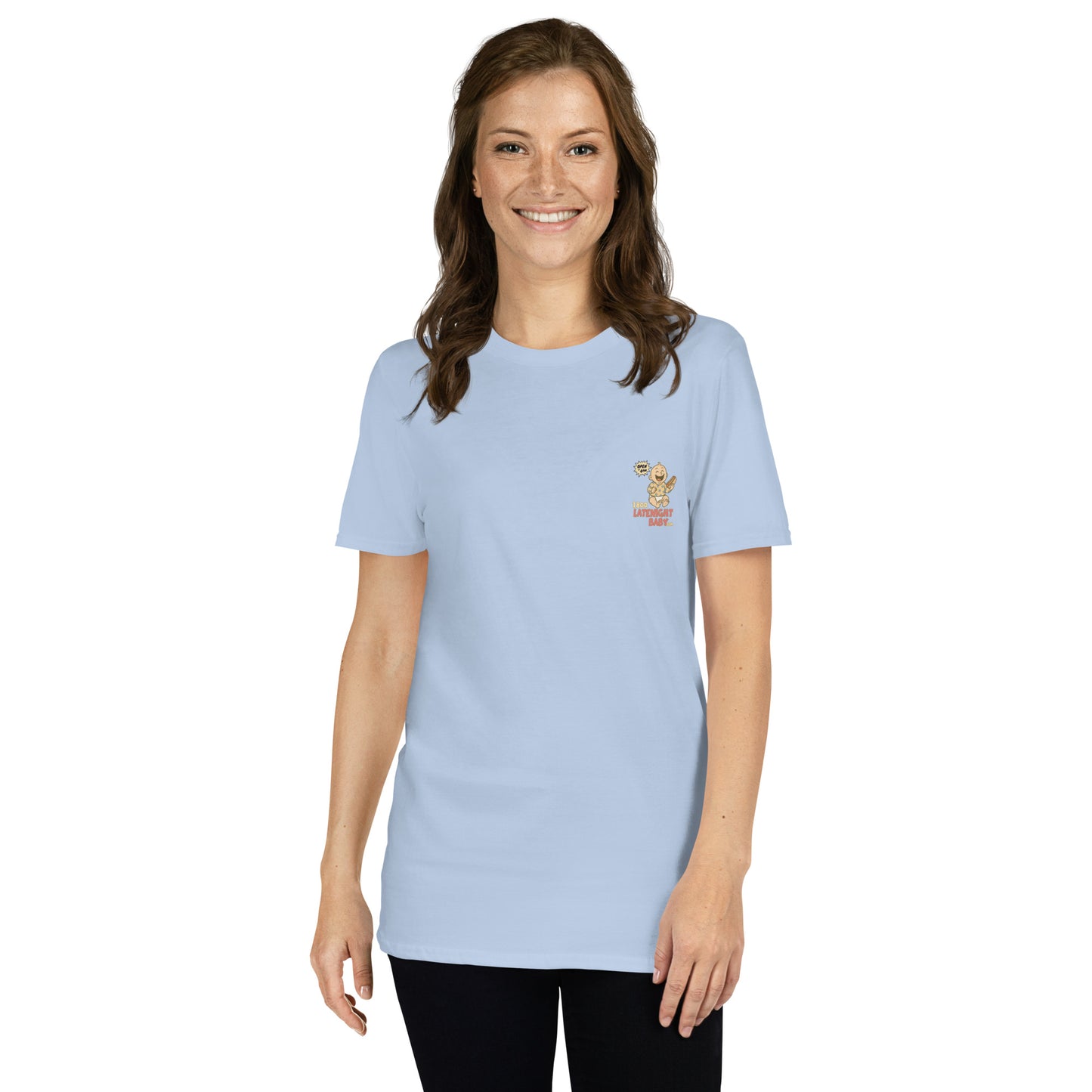 1st Edition! BabyBailBonds T (White / Light Blue)