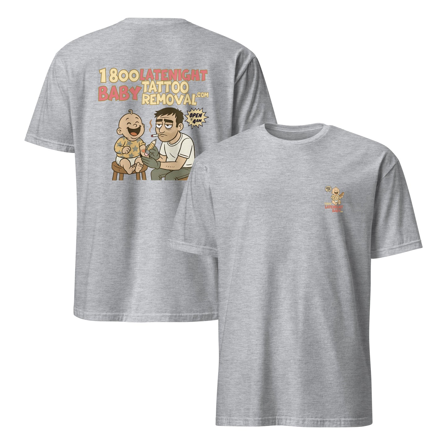 1st Edition! BabyTattoo Removal T (White / Sport Grey)