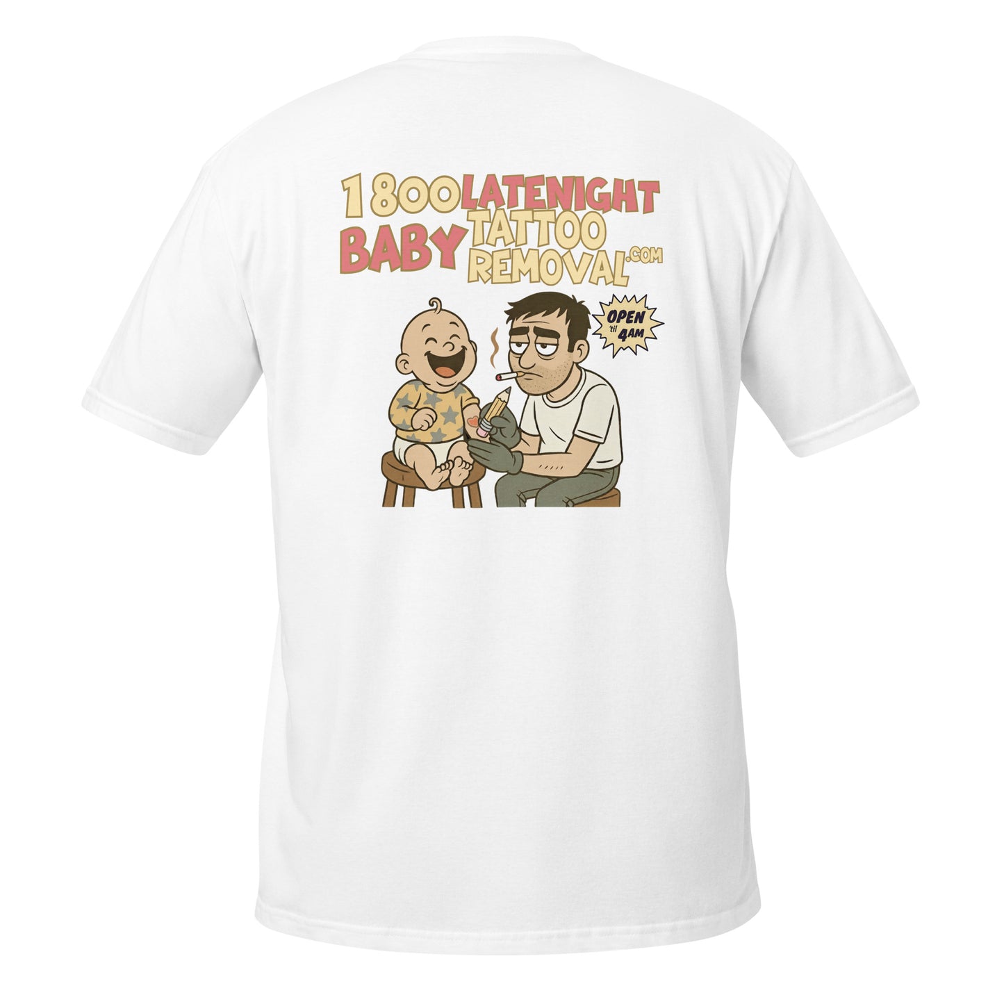 1st Edition! BabyTattoo Removal T (White / Sport Grey)