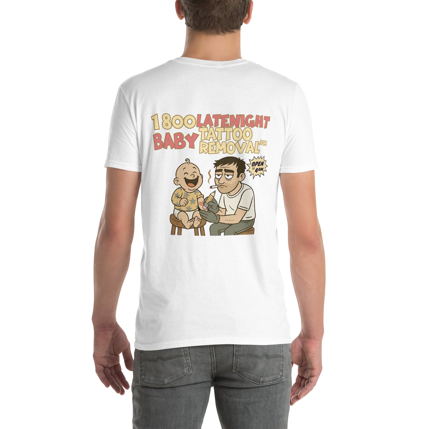 1st Edition! BabyTattoo Removal T (White / Sport Grey)
