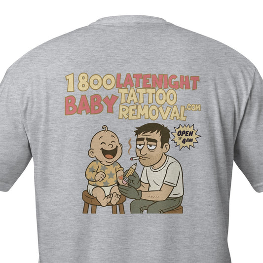 1st Edition! BabyTattoo Removal T (White / Sport Grey)